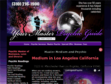 Tablet Screenshot of laxpsychic.com